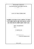 Luận văn Thạc sĩ Khoa học: Nghiên cứu khả năng chống ăn mòn cốt thép trong bê tông bằng anốt hy sinh trong điều kiện Việt Nam