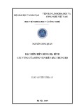 Luận án Tiến sĩ Địa lý: Đặc điểm biến động địa hình các vùng cửa sông ven biển Bắc Trung Bộ