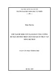 Luận văn Thạc sĩ Khoa học: Chế tạo đế SERS (tán xạ raman tăng cường bề mặt) để phát hiện chất bảo vệ thực vật nồng độ thấp