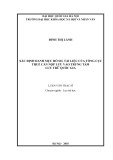 Luận văn Thạc sĩ Lưu trữ học: Xác định danh mục hồ sơ, tài liệu của Tổng cục Thuế cần nộp lưu vào Trung tâm Lưu trữ Quốc gia