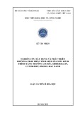 Luận án Tiến sĩ Hóa học: Nghiên cứu xây dựng và phát triển phương pháp phân tích một số chất kích thích tăng trưởng (auxin, gibberellin, cytokinin) trong rau xanh