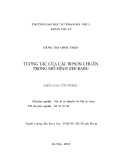 Khóa luận tốt nghiệp: Tương tác của các Boson chuẩn trong mô hình Zee - Babu