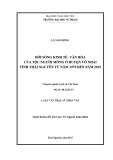 Luận văn Thạc sĩ Nhân văn: Đời sống kinh tế - Văn hóa của tộc người Mông ở huyện Võ Nhai, tỉnh Thái nguyên từ năm 1975 đến năm 2015