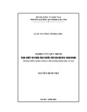 Luận văn Thạc sĩ Khoa học: Nghiên cứu quy trình tách chiết và phân tích thuốc trừ sâu methyl parathion trong nước cửa sông Văn Úc Hải Phòng bằng sắc ký khí