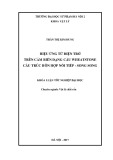 Khóa luận tốt nghiệp: Hiệu ứng từ điện trở trên cảm biến dạng cầu Wheatstone cấu trúc hỗn hợp nối tiếp - song song