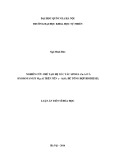 Luận án Tiến sĩ Hóa học: Nghiên cứu chế tạo hệ xúc tác spinel Zn-Al và hydrotanxit Mg-Al trên nền y-Al2O3 để tổng hợp biodiesel