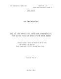 Luận án Tiến sĩ Vật lý: Hệ số đối xứng của giản đồ feynman và ứng dụng vào mô hình 3-3-1 tiết kiệm