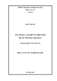 Khóa luận tốt nghiệp: Ứng dụng cảm biến từ điện trở đo từ trường trái đất