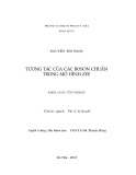 Khóa luận tốt nghiệp: Tương tác của các Boson chuẩn trong mô hình Zee