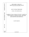 Luận văn Thạc sĩ Khoa học: Nghiên cứu đặc trung cấu trúc và phổ của polypyrrole composite được tổng hợp bằng phương pháp điện hóa