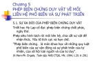 Bài giảng Triết học - Chương 5: Phép biện chứng duy vật về mối liên hệ phổ biến và sự phát triển