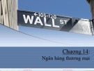 Bài giảng Thị trường tài chính và các định chế tài chính - Chương 14: Ngân hàng thương mại