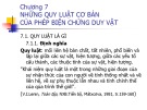 Bài giảng Triết học - Chương 7: Những quy luật cơ bản của phép biện chứng duy vật