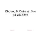 Bài giảng Nguyên lý quản trị kinh doanh: Chương 9 - Nguyễn Hải Sản