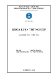 Khóa luận tốt nghiệp Kế toán - Kiểm toán: Hoàn thiện công tác kế toán vốn bằng tiền tại CN công ty cổ phần kính Kala - Nhà máy kính Trường Sơn