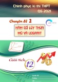 Chuyên đề Hàm số lũy thừa mũ và Logarit - Giải tích 12