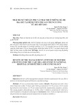 Thái độ xử trí sản phụ và thai nhi ở những bà mẹ Rh(-) đẻ tại Bệnh viện Phụ sản Trung ương từ 2011 đến 2013