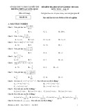 Đề thi học kì 2 môn Toán lớp 11 năm 2019-2020 – Trường THPT Lạc Long Quân