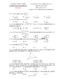Đề thi học kì 2 môn Toán lớp 11 năm 2019-2020 có đáp án – Trường THPT Đông Hưng Hà
