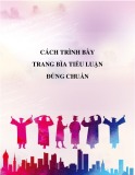 Cách trình bày trang bìa tiểu luận đúng chuẩn