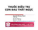 Bài giảng Thuốc điều trị cơn đau thắt ngực - ThS. BS. Nguyễn Phương Thanh