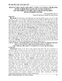 Khảo sát thực trạng kiến thức và nhu cầu sử dụng chế độ dinh dưỡng ở bệnh nhân người lớn có một số bệnh lý đặc biệt (không lây) điều trị tại Bệnh viện Đa khoa huyện Tịnh Biên năm 2016