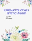 Hướng dẫn tự ôn Ngữ văn 9 thi vào lớp 10 THPT