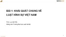 Bài giảng Luật Hình sự: Bài 1 - ThS. Lưu Hải Yến