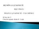 Bài giảng Pháp luật Kinh tế - Tài chính 2