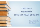 Bài giảng Kinh tế học vĩ mô - Chương 3: Hạch toán tổng sản phẩm quốc dân