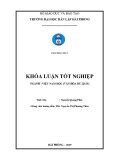 Khóa luận tốt nghiệp Việt Nam học: Nghiên cứu điều kiện phát triển du lịch sinh thái tại vườn quốc gia Xuân Thủy, Nam Định