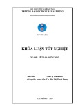 Khóa luận tốt nghiệp Kế toán – Kiểm toán: Hoàn thiện công tác lập và phân tích bảng cân đối kế toán tại Công ty cổ phần công nghiệp điện Hải Phòng