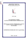 Tóm tắt luận văn Thạc sĩ Kinh doanh và quản lý: Quản trị rủi ro tài chính tại Công ty cổ phần xi măng Vicem Hoàng Mai
