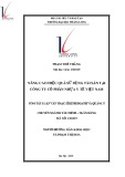 Tóm tắt luận văn Thạc sĩ Kinh doanh và quản lý: Nâng cao hiệu quả sử dụng tài sản tại Công ty cổ phần nhựa y tế Việt Nam