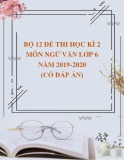 Bộ 12 đề thi học kì 2 môn Ngữ văn lớp 6 năm 2019-2020 (Có đáp án)