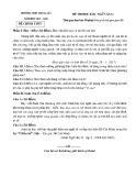 Đề thi học kì 2 môn Ngữ Văn lớp 11 năm 2019-2020 có đáp án - Trường THPT Trung Giã