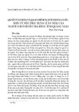 Quyền văn hóa và quan điểm người trong cuộc: Nhìn từ việc phục dựng lễ ăn trâu của người Cor ở huyện Trà Bồng tỉnh Quảng Ngãi