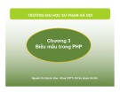 Bài giảng Lập trình trang web động: Chương 3 – Nguyễn Thị Quỳnh Hoa