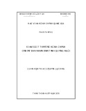 Luận văn Thạc sĩ Quản lý công: Kiểm soát thủ tục hành chính của Uỷ ban nhân dân tỉnh Quảng Ngãi