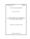 Luận văn Thạc sĩ Quản lý công: Áp dụng hệ thống quản lý chất lượng theo tiêu chuẩn ISO 9001-2008 tại Ủy ban nhân dân cấp xã, huyện Phú Vang, tỉnh Thừa Thiên Huế