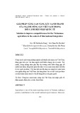 Giải pháp nâng cao năng lực cạnh tranh của ngành nông sản Việt Nam trong bối cảnh hội nhập quốc tế