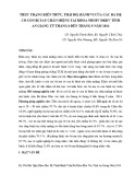 Thực trạng kiến thức, thái độ, hành vi của các bà mẹ có con bị tay chân miệng tại khoa nhi Bệnh viện Đa khoa khu vực tỉnh An Giang từ tháng 6 đến tháng 9 năm 2014