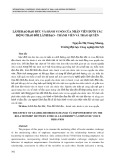 Lãnh đạo đạo đức và hành vi nói của nhân viên dưới tác động trao đổi lãnh đạo - thành viên và trao quyền