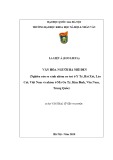 Luận văn Thạc sĩ Việt Nam học: Văn hóa người Hà Nhì Đen (Nghiên cứu so sánh nhóm cư trú ở Y Tý, Bát Xát, Lào Cai, Việt Nam và nhóm ở Má Ga Tý, Kim Bình, Vân Nam, Trung Quốc)