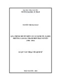 Luận văn Thạc sĩ Lịch sử: Quá trình chuyển biến cơ cấu kinh tế, xã hội phường Cam Giá thành phố Thái Nguyên (1986 - 2016)