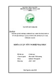 Khóa luận tốt nghiệp: Thành lập bản đồ địa chính tỉ lệ 1:1000 tờ bản đồ số 46 từ số liệu đo đạc tại xã Cương Sơn, huyện Lục Nam, tỉnh Bắc Giang