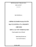 Khóa luận tốt nghiệp: Chính sách đối ngoại xuyên Đại Tây Dương của CHLB Đức (2005-2018)