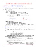 Tóm tắt công thức và lý thuyết môn Vật lý lớp 11