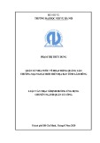 Luận văn Thạc sĩ Định hướng ứng dụng: Quản lý nhà nước về hoạt động quảng cáo thuơng mại ngoài trời trên địa bàn tỉnh Lâm Đồng