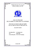 Đề tài nghiên cứu khoa học của người học: Phát huy giá trị tài liệu quý hiếm tại các Trung tâm Lưu trữ quốc gia